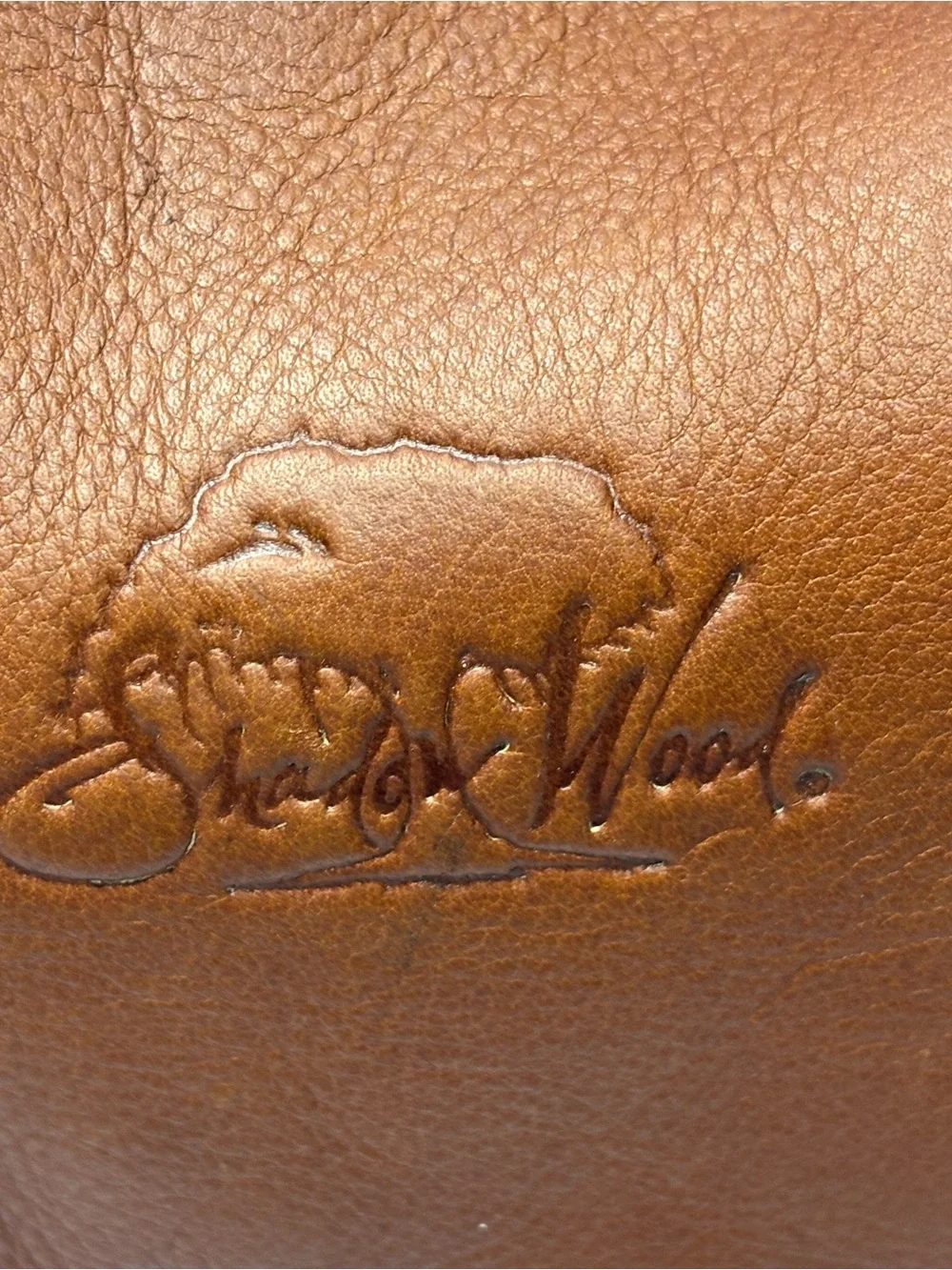Buffalo David Bitton Cognac Leather Travel Duffel